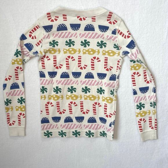 Hanna Andersson Christmas PJ 2PC Set Kids Size 6/7 Organic Cotton Holiday PJs - Picture 5 of 12